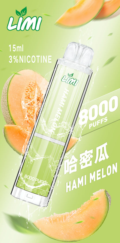 LIMI 發光拋棄式8000口 LIMI一次性電子煙 — 點亮生活中的每一刻 壹灣現貨